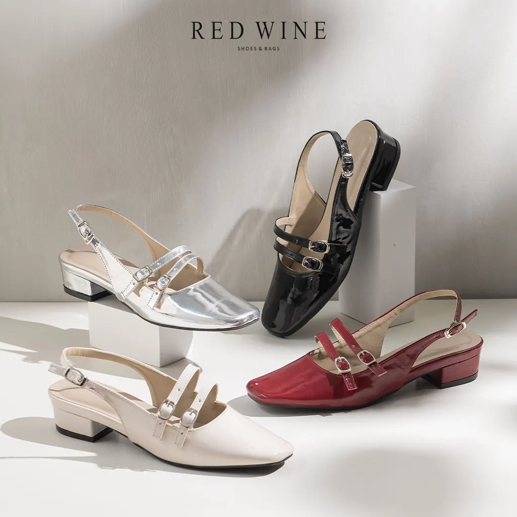 Red Wine Sasha — Office Heels