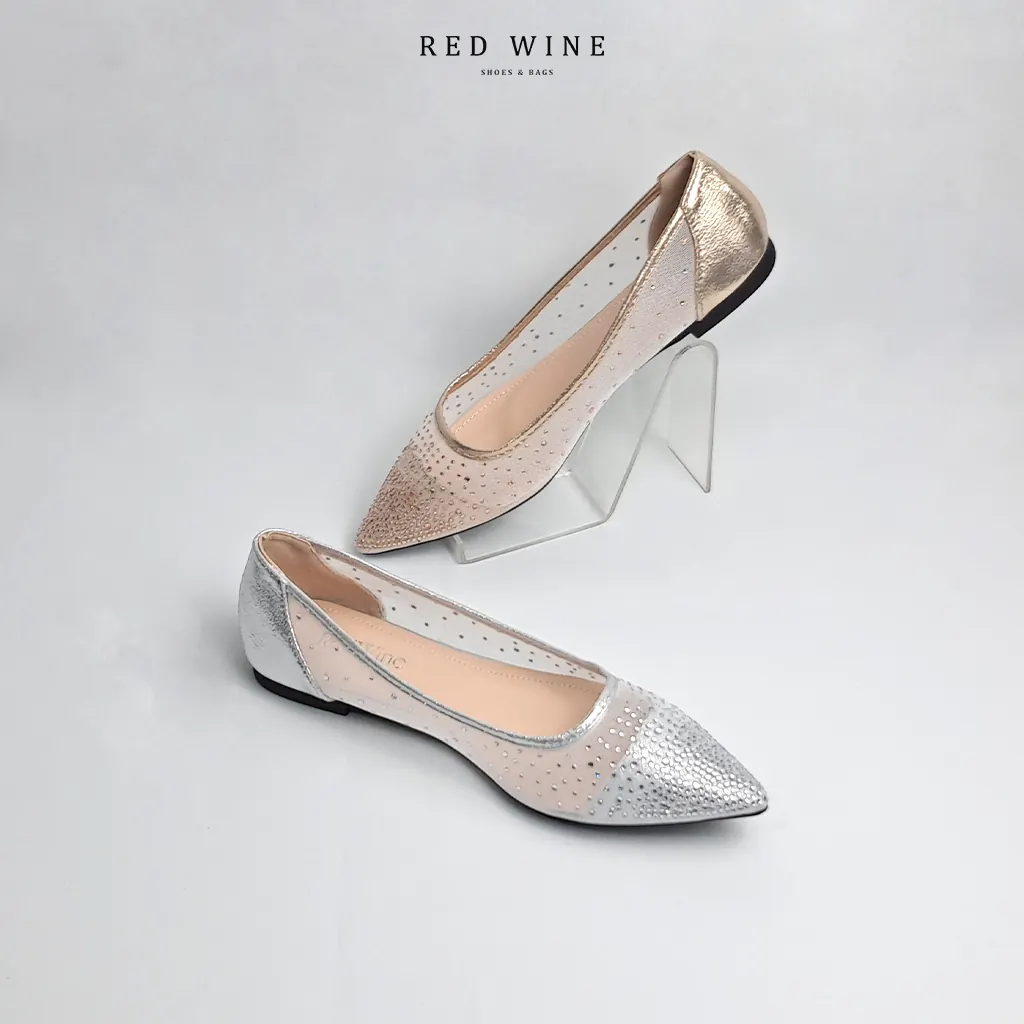Red Wine Sparkle — Flatshoes